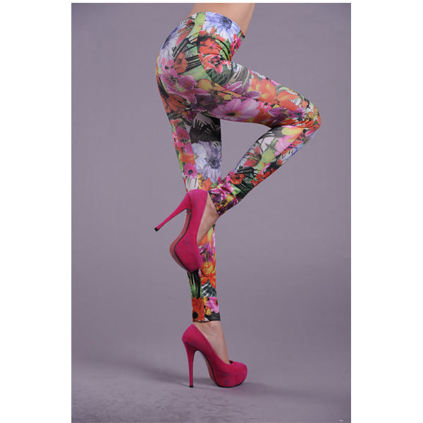 ladies flower Print Leggings