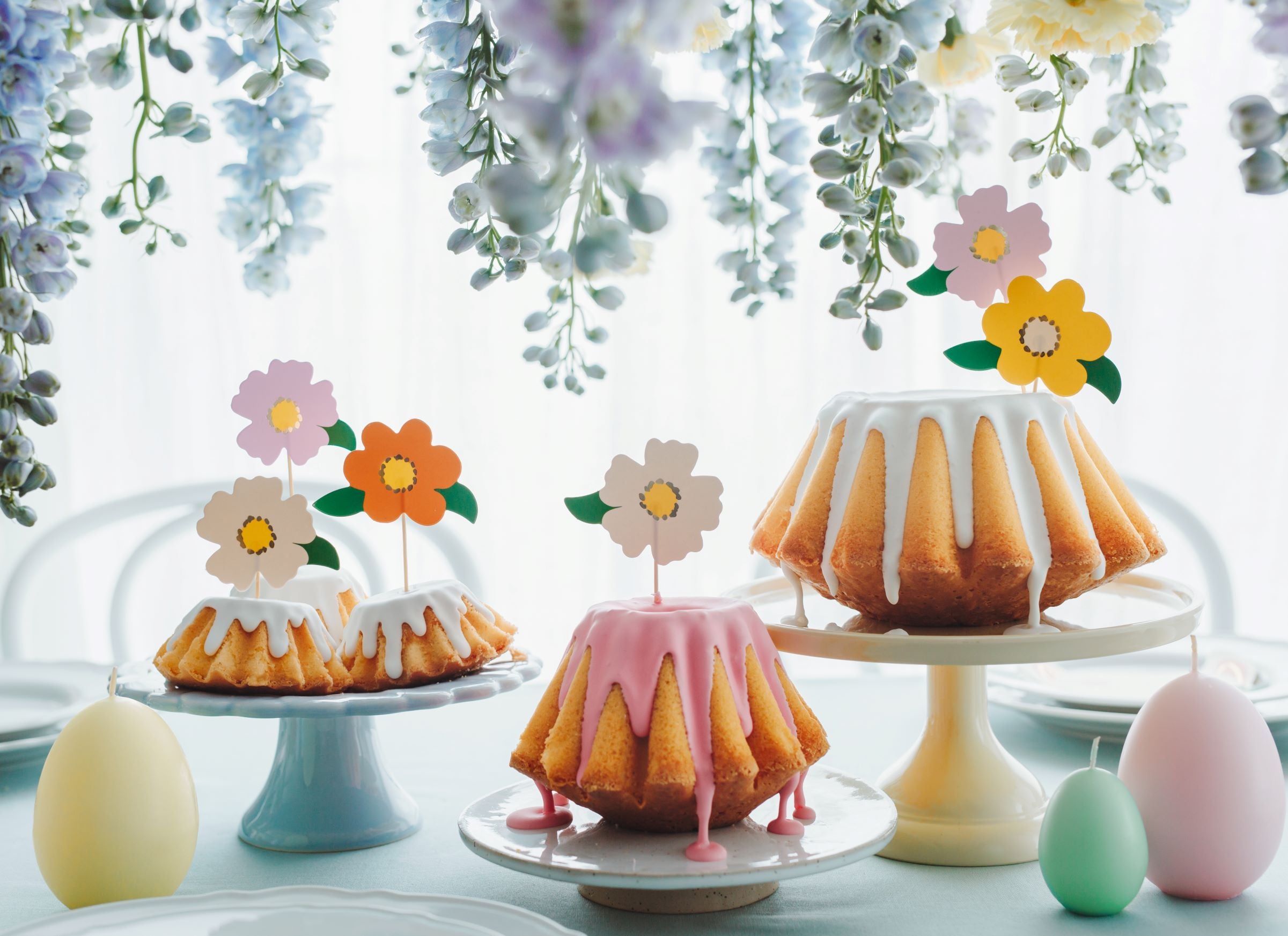 Flower Cake Toppers for Easter