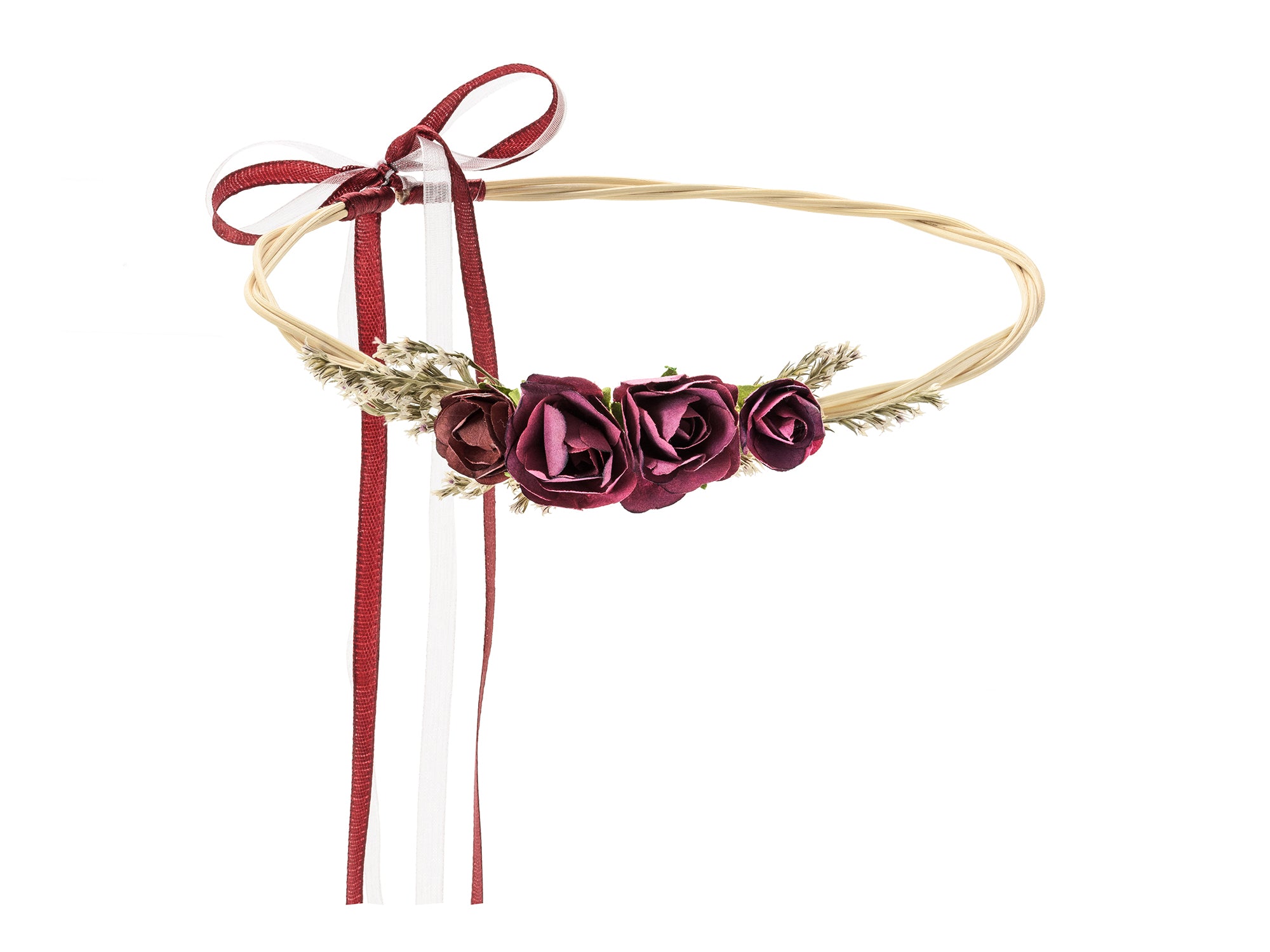 Flower Crown Deep Red 18cm