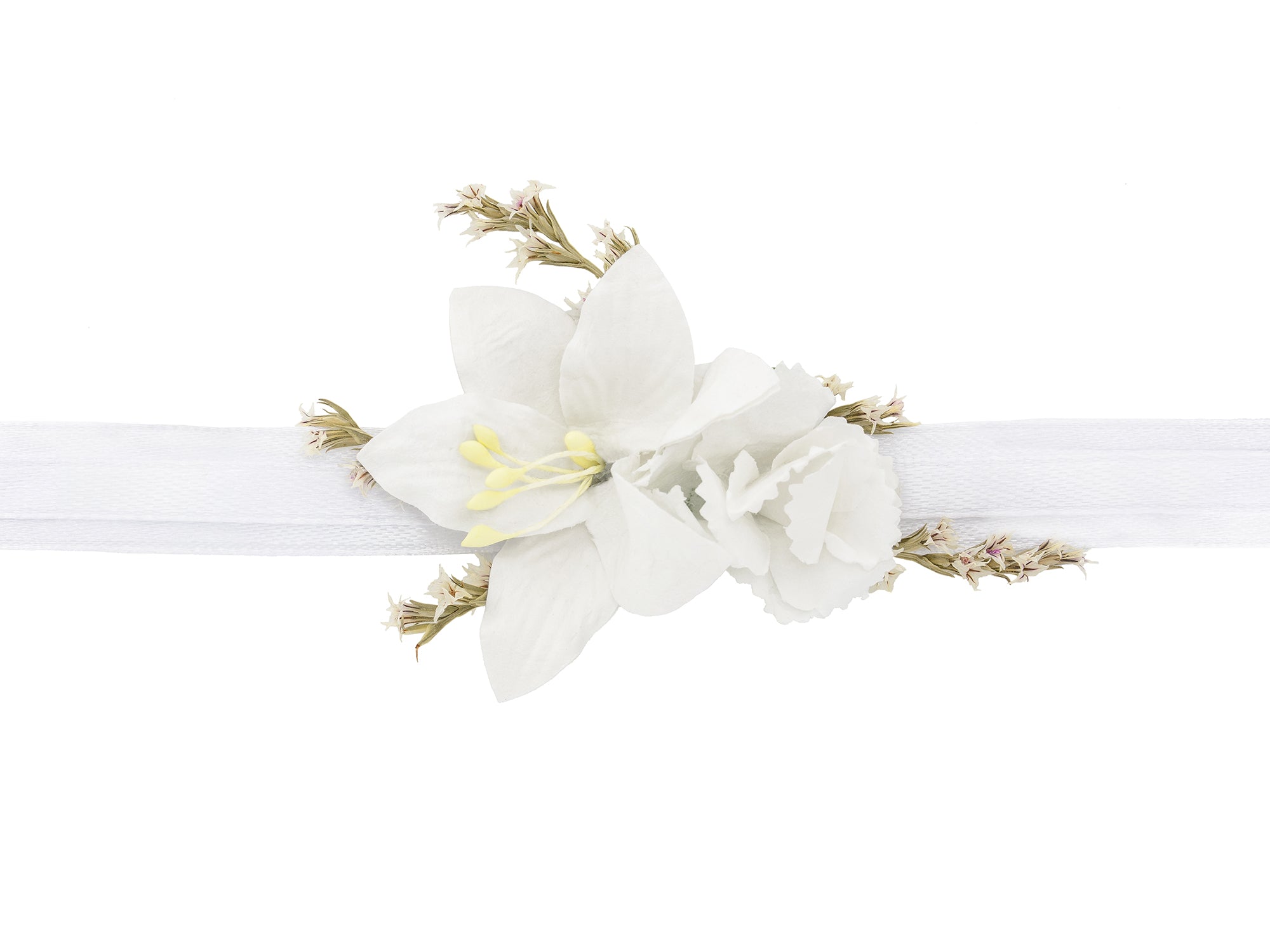 Flower Wrist Corsage in White