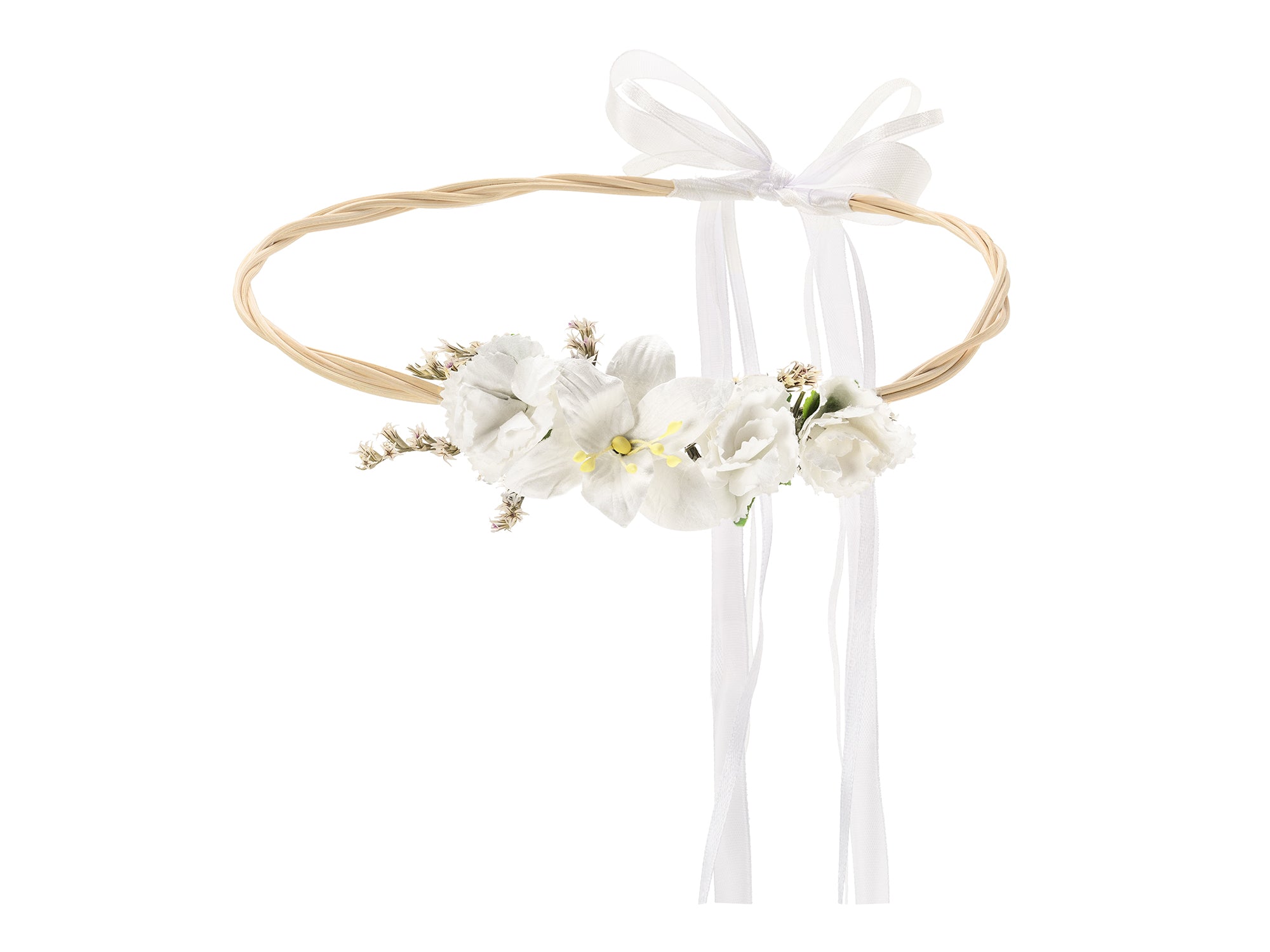 Flower crown White 18cm