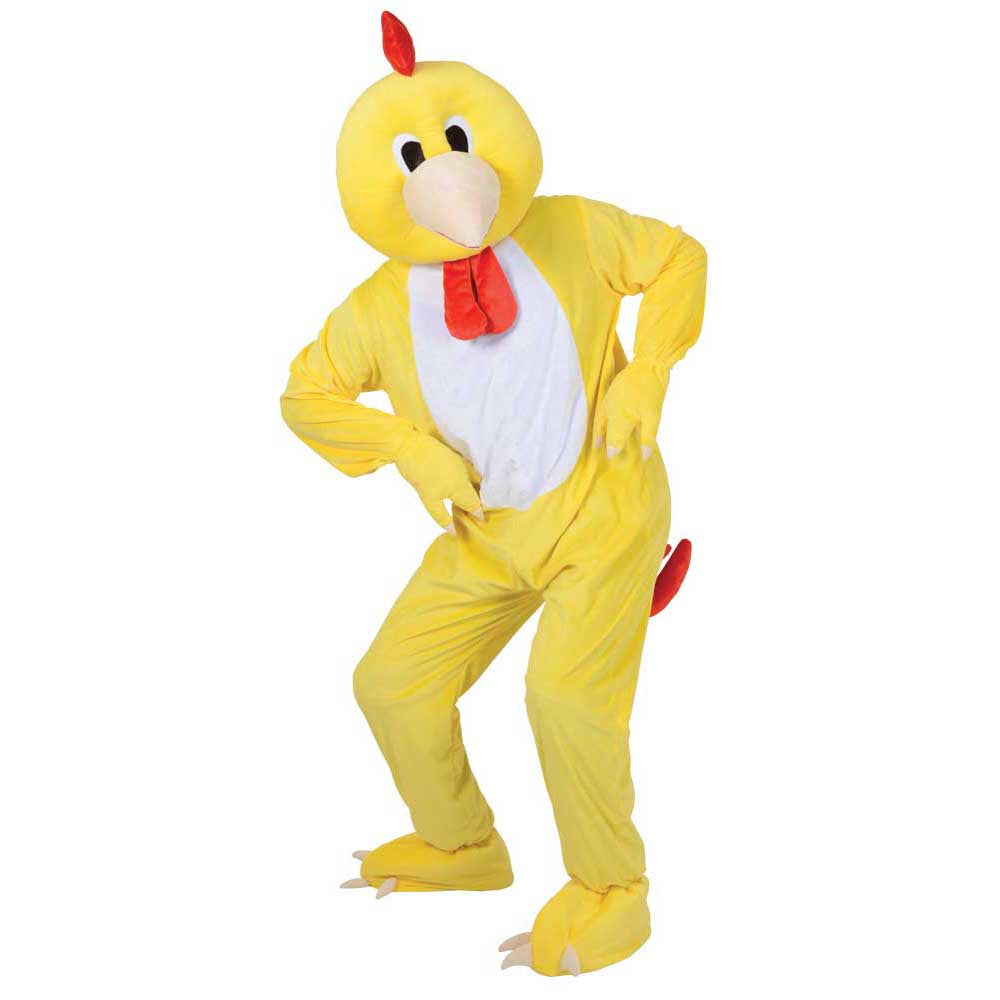 Funky Chicken Mascot Animal Costume