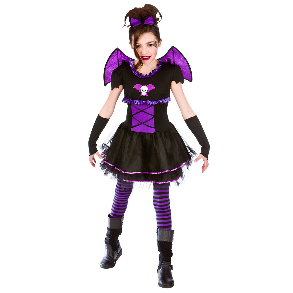 Girls Batty Ballerina Vampire Costume