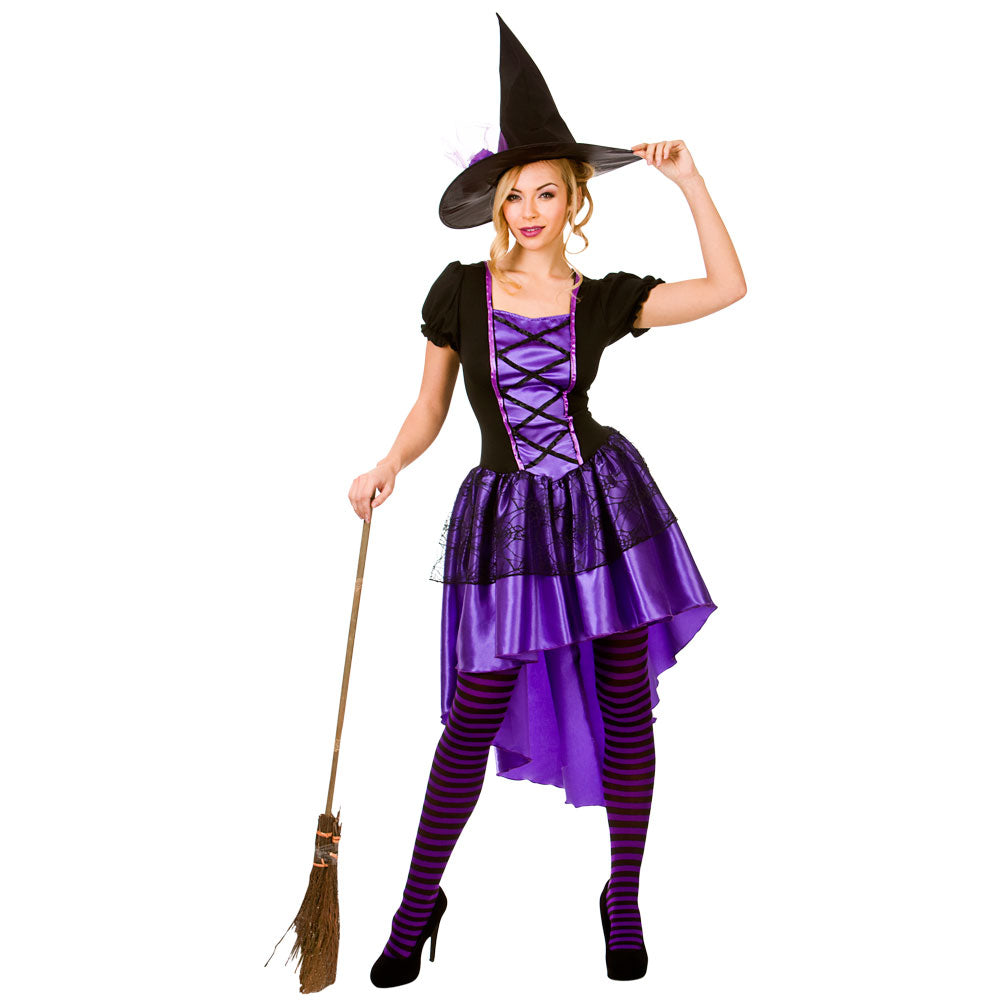 Adult Glamorous Witch fancy dress outfit