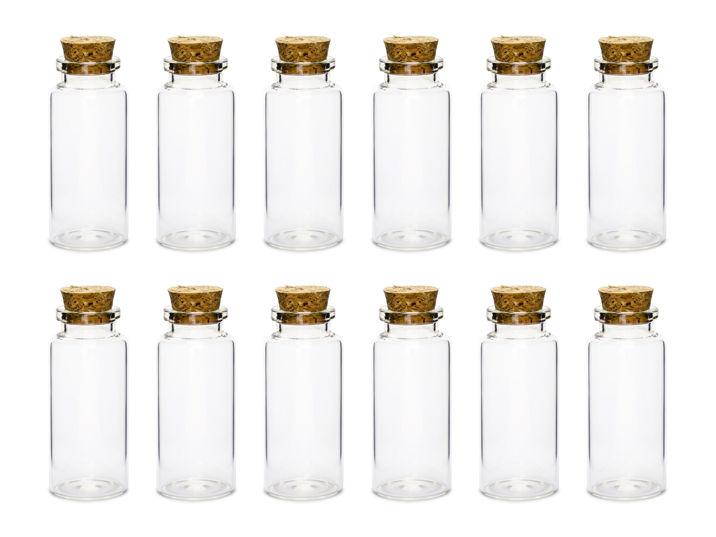 Glass Favor Bottles with Cork Plug