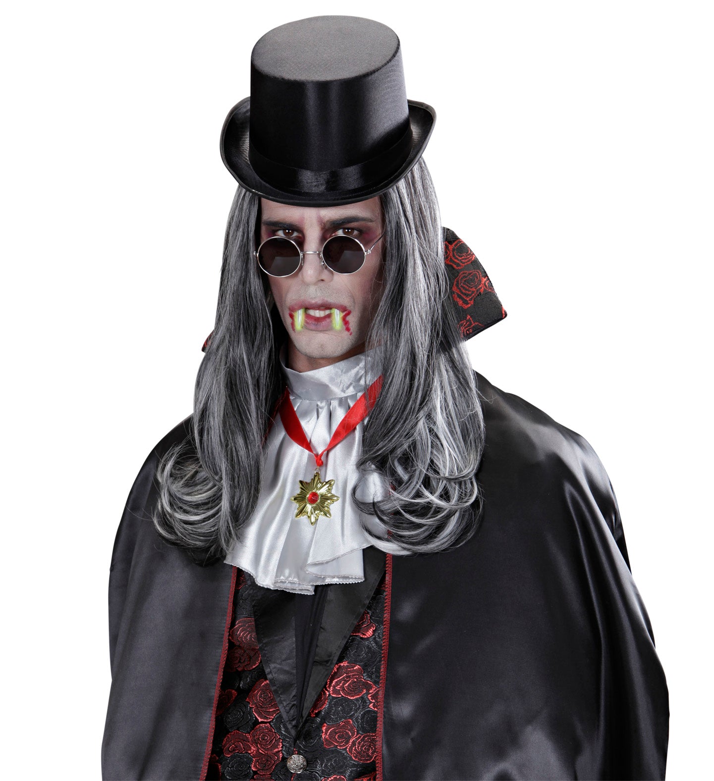 Glow in the Dark Plastic Vampire Fangs Halloween Accessory