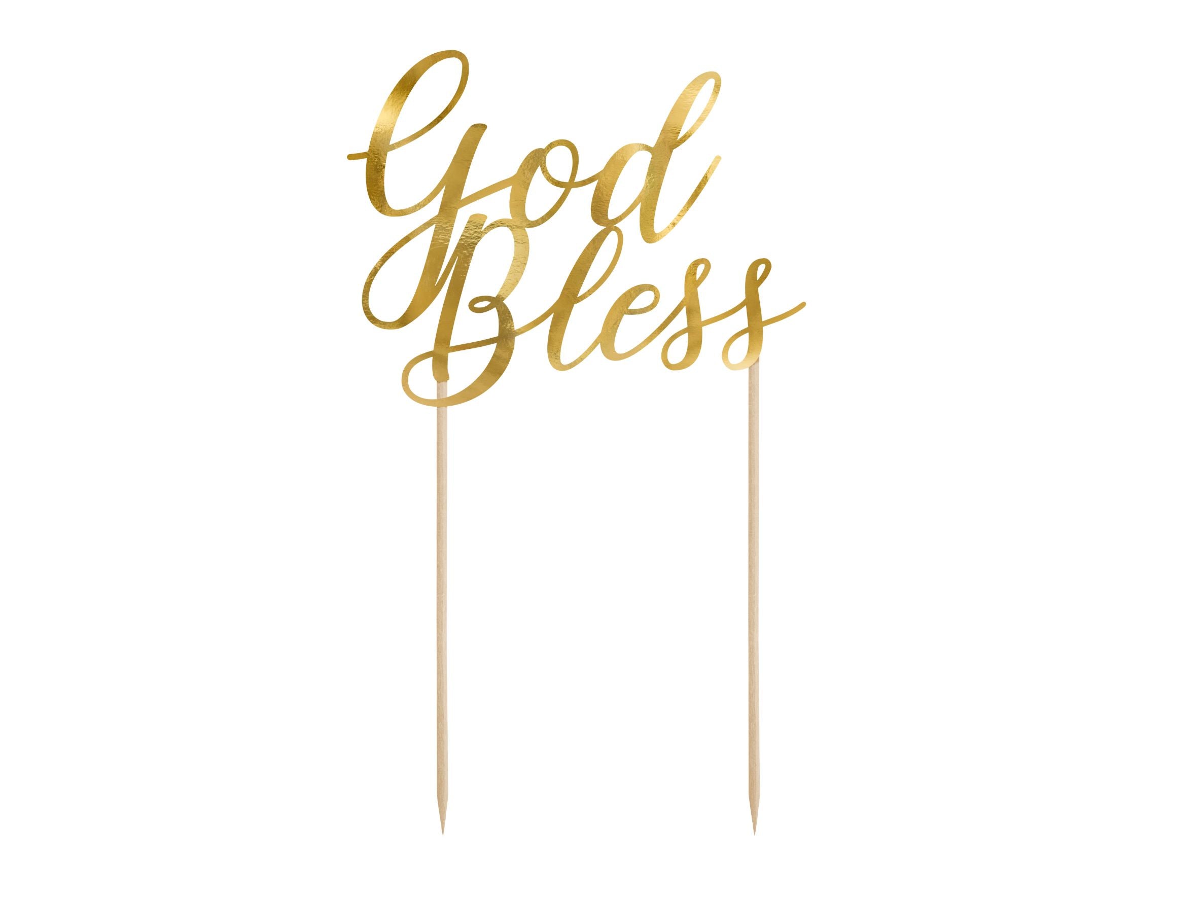 God Bless Cake Topper