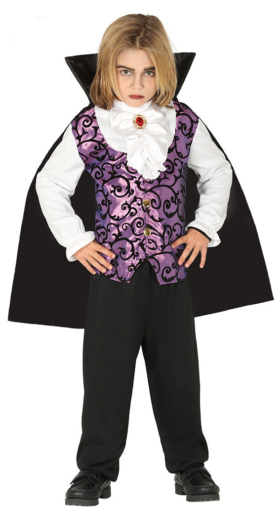 Child's Gothic Vampire Lilac boy Costume