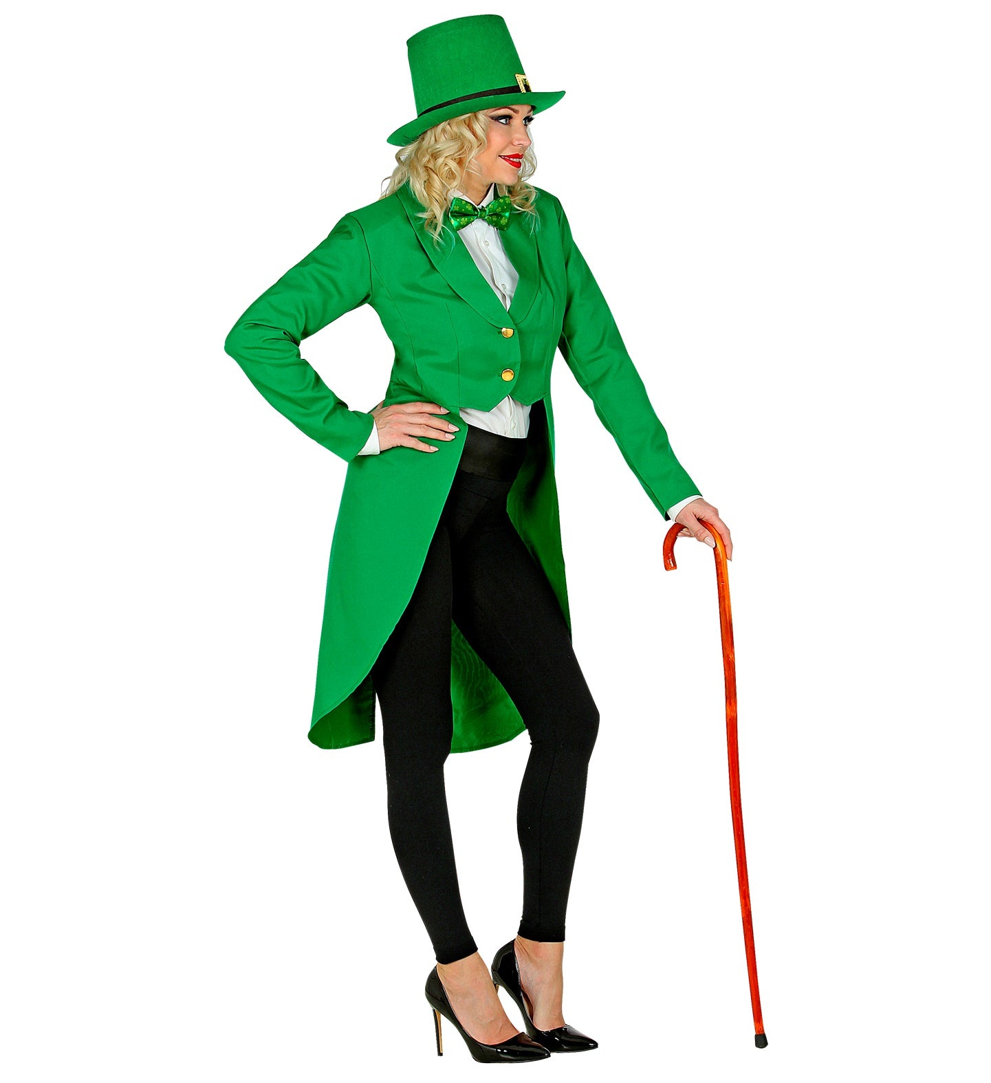 Green Tailcoat Jacket Ladies
