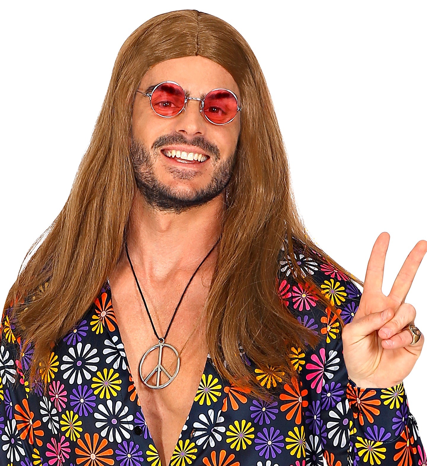 1960's Groovy Dude Hippie Wig