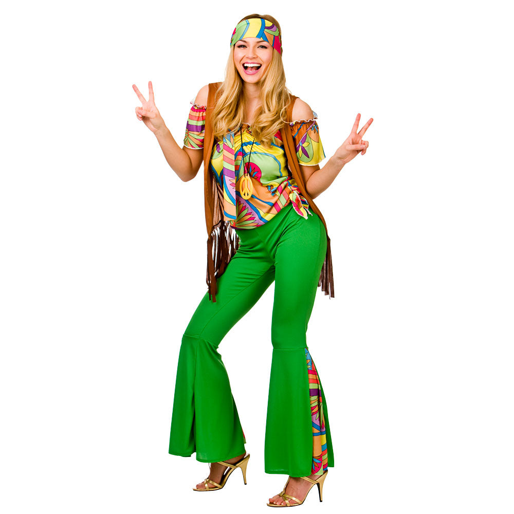 1960's Groovy Hippie Fancy Dress Costume for women.