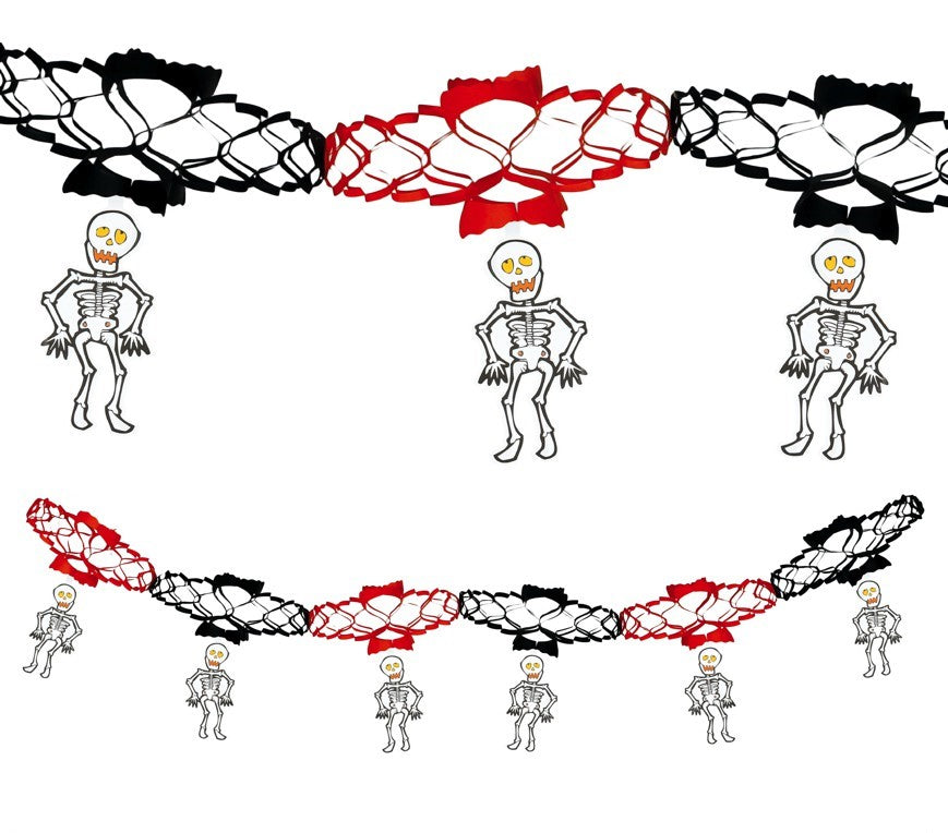 Halloween Skeleton Garland hanging decoration