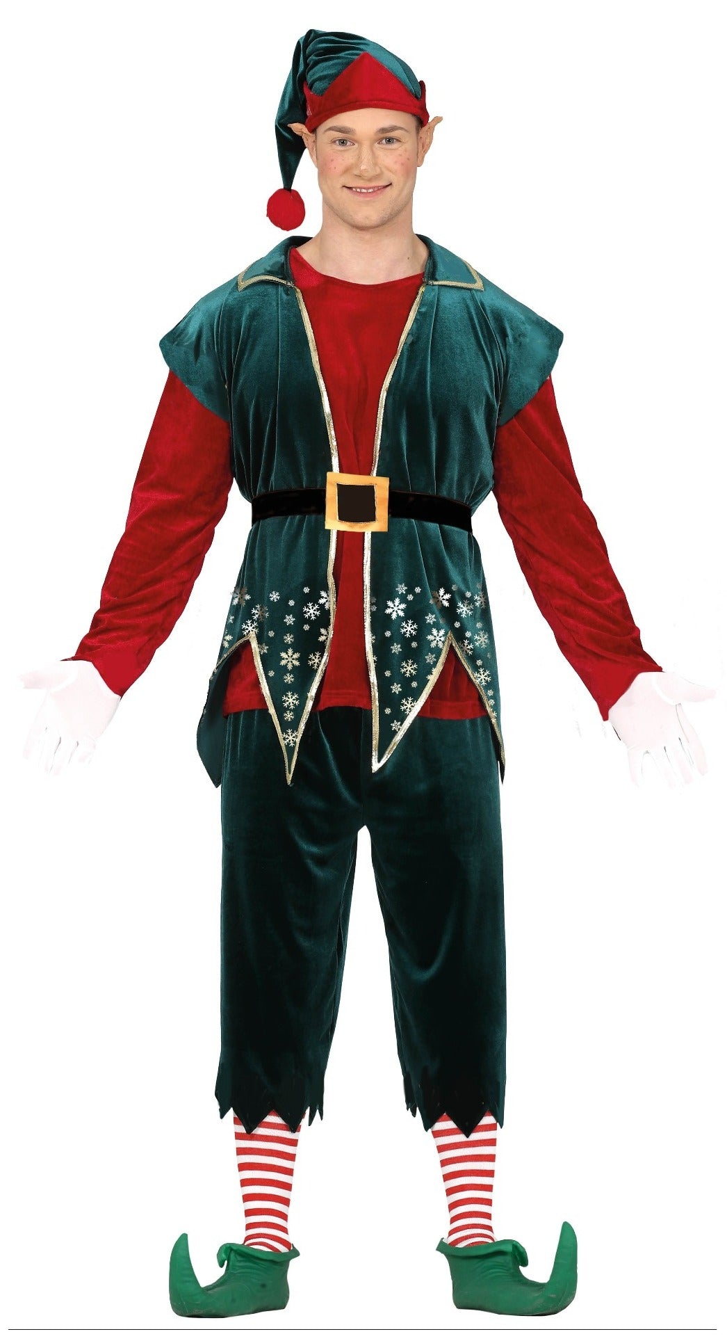 Happy Elf Costume Men s Adult