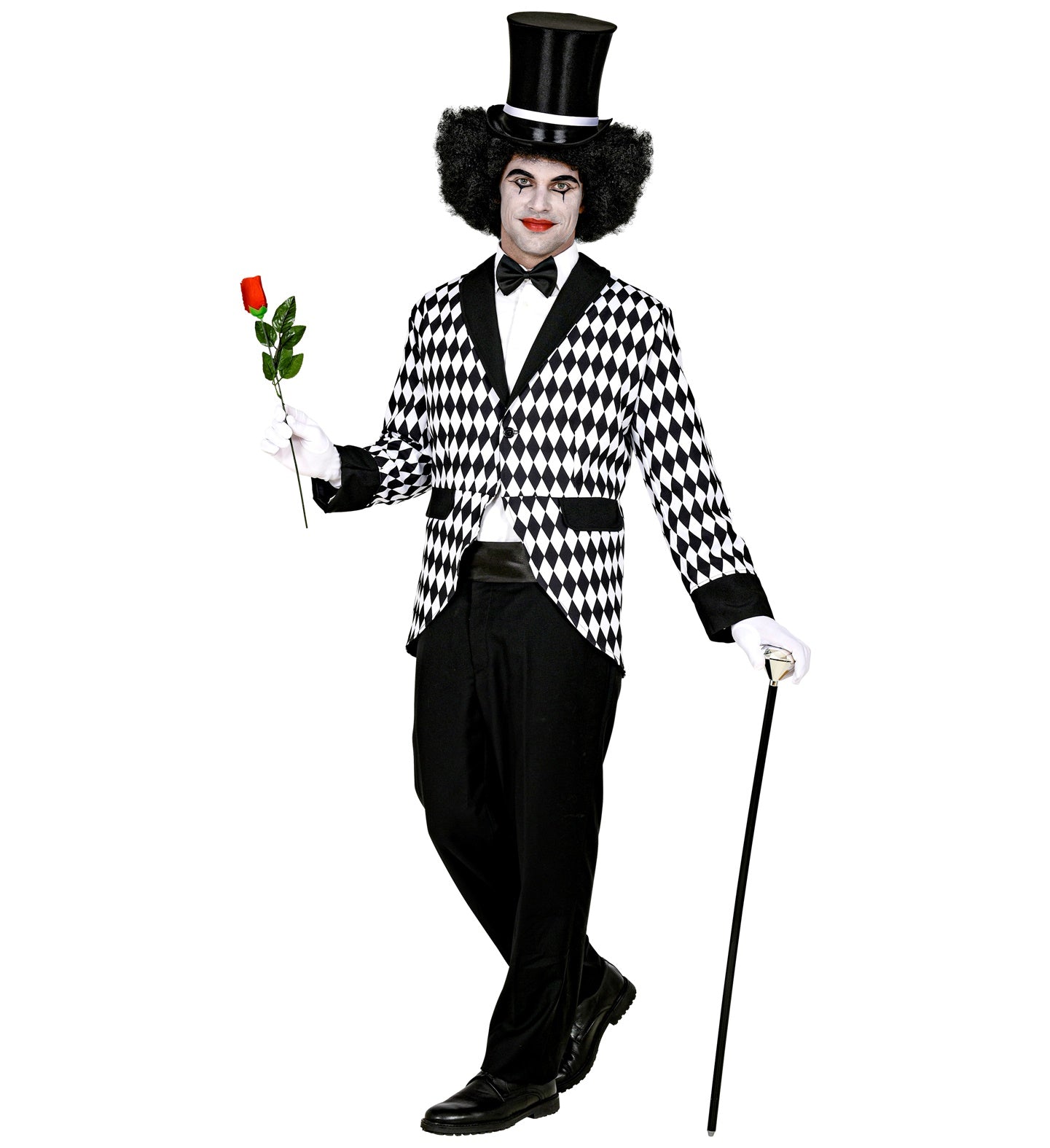 Harlequin checkered Tailcoat men's