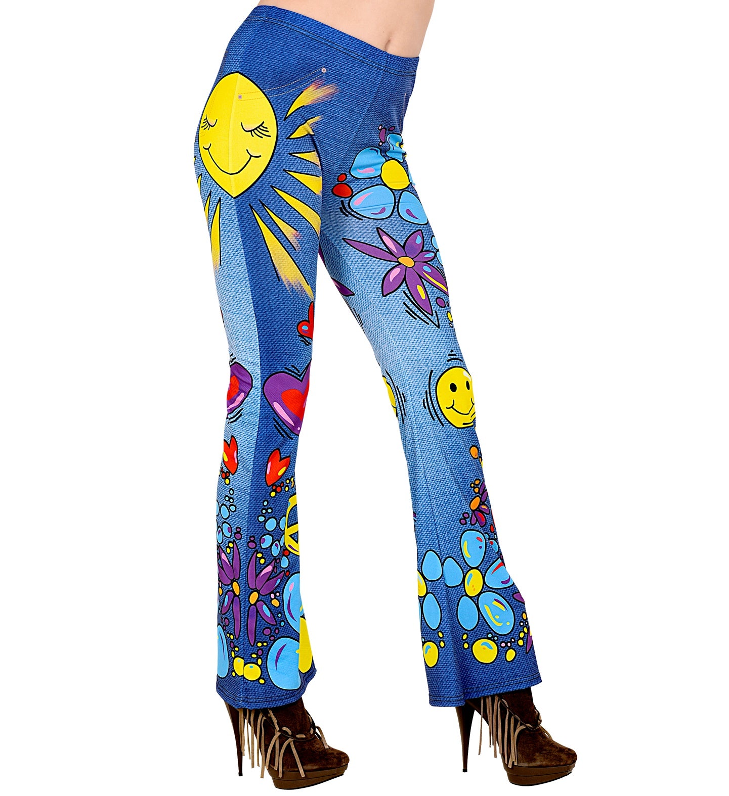 Hippie Jean trouser Leggings side view