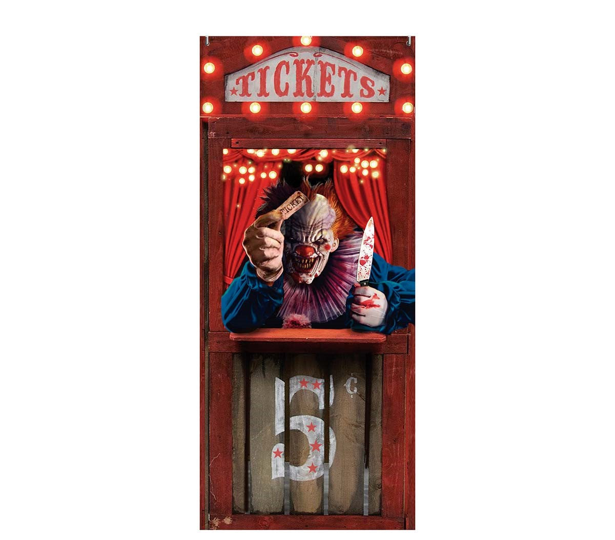 Horror Circus Door Halloween Decoration
