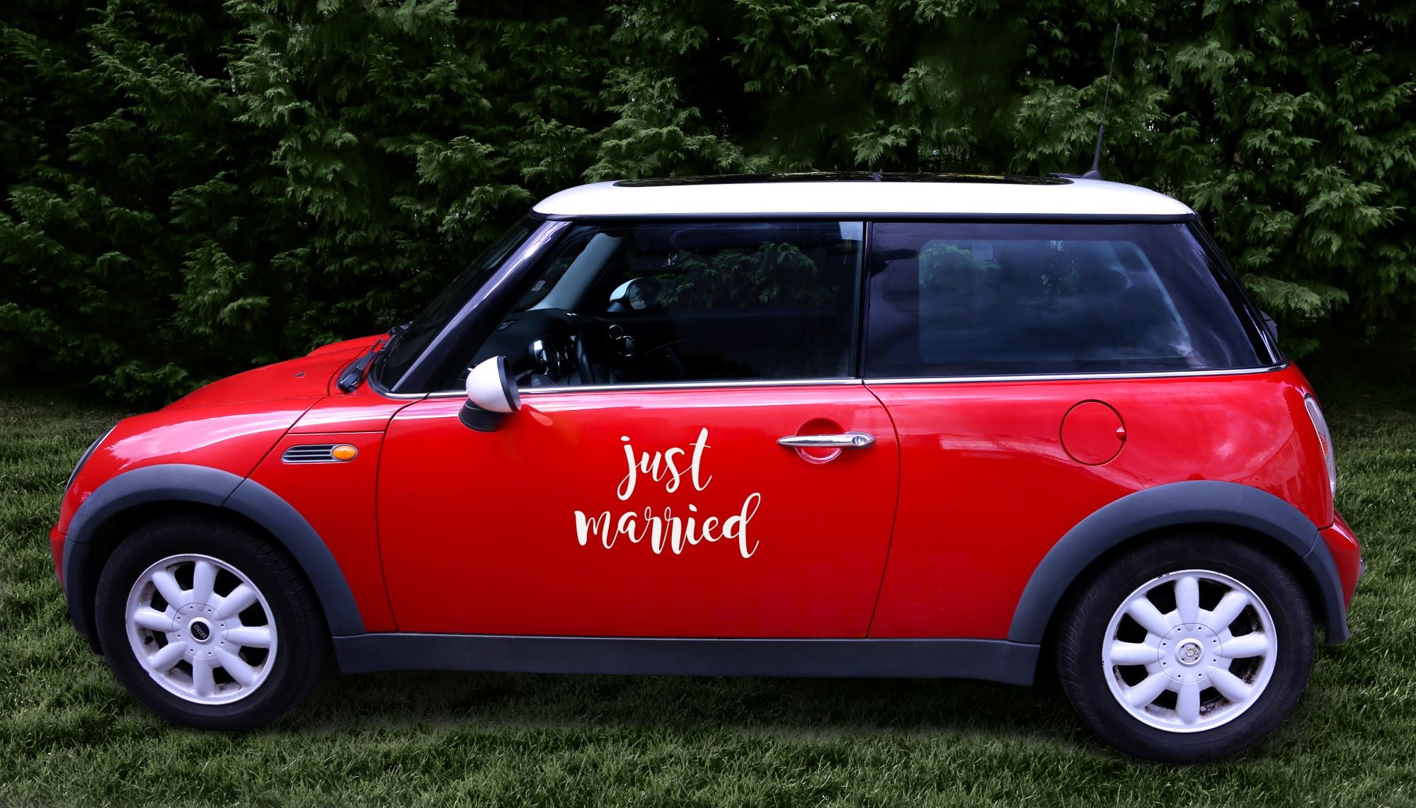 Just Married Car wedding Sticker