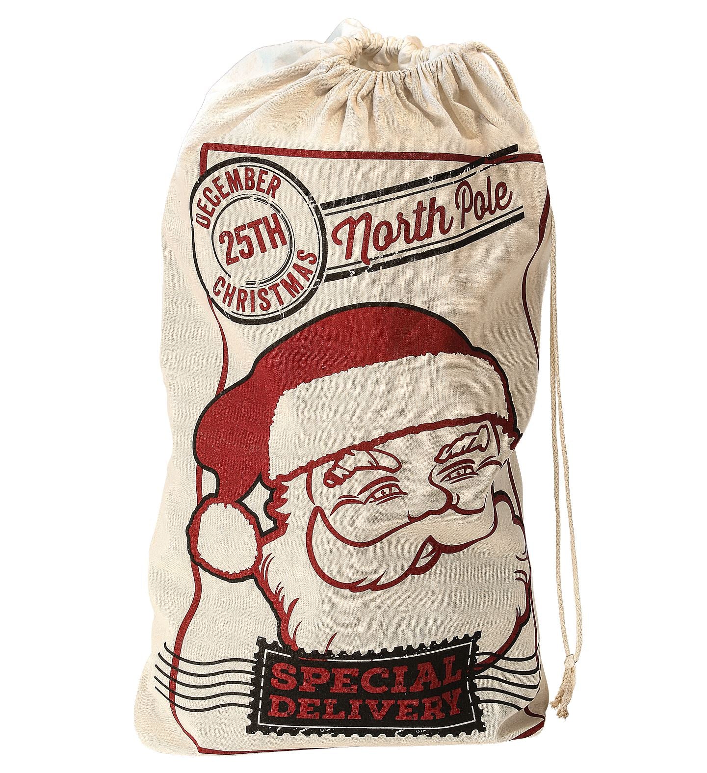 Jute Santa Claus Sack
