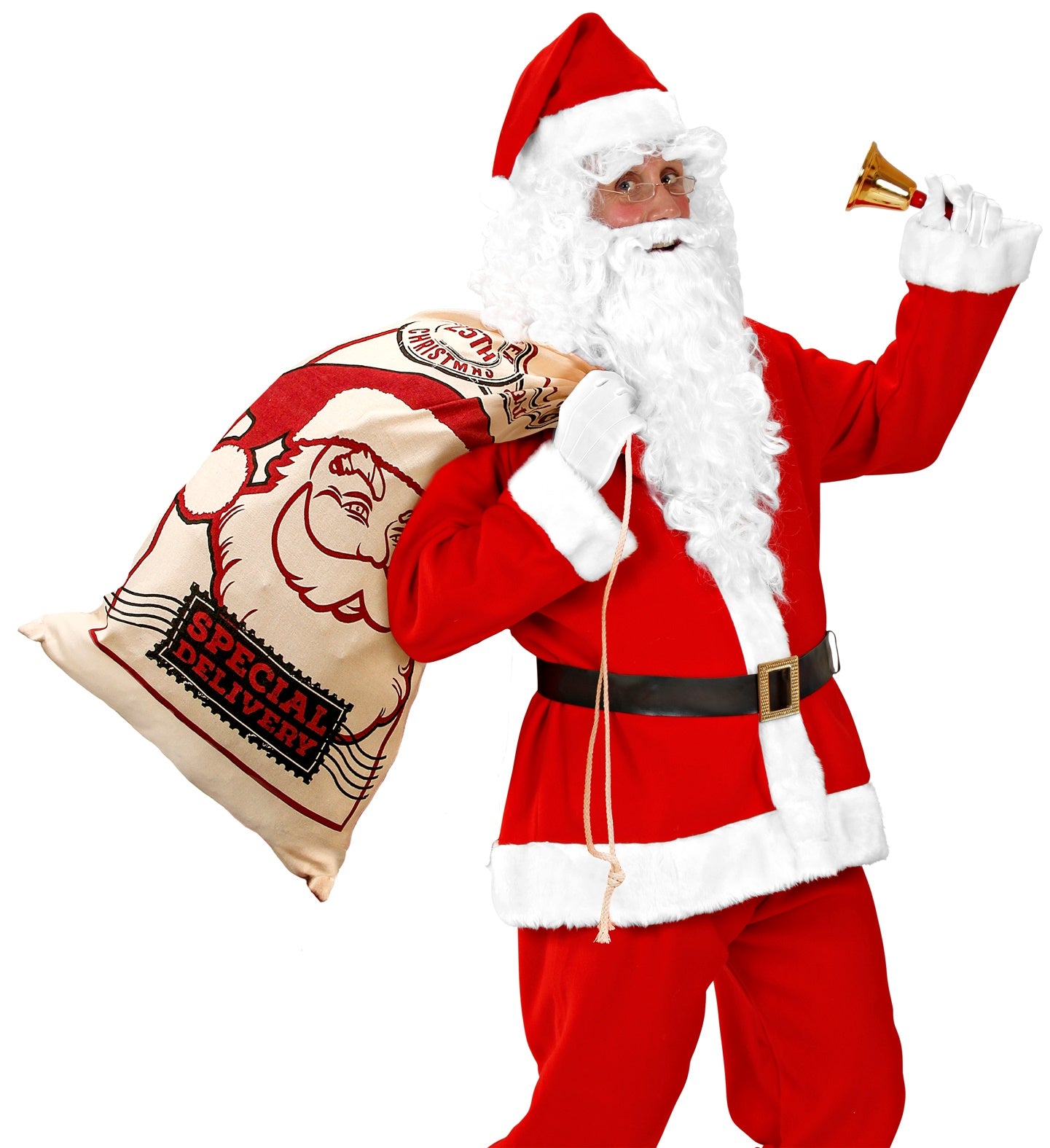 Jute Santa Claus Sack for Christmas presents