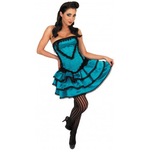 Ladies Burlesque Can Can Costume