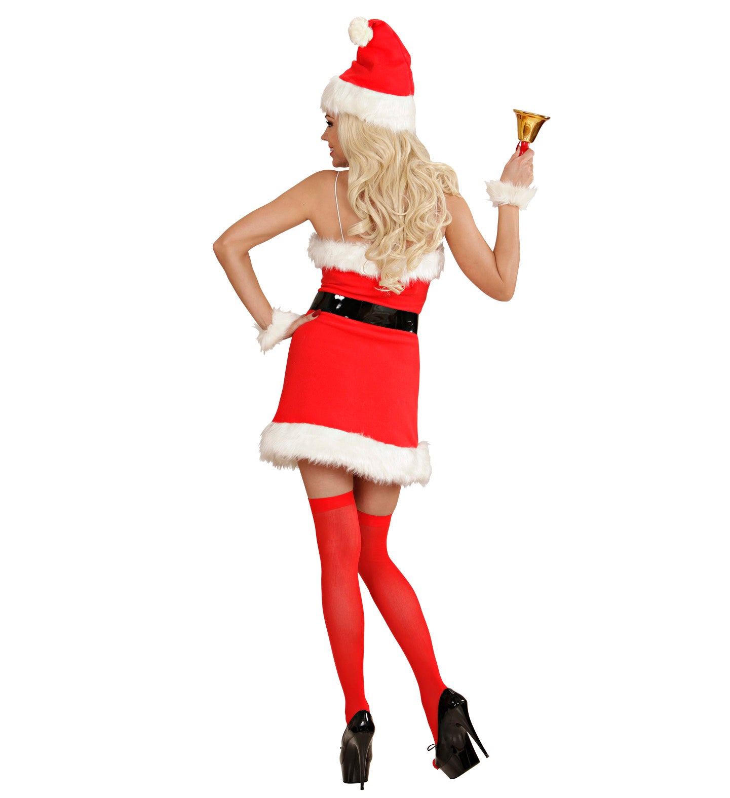 Ladies Miss Santa Costume back view