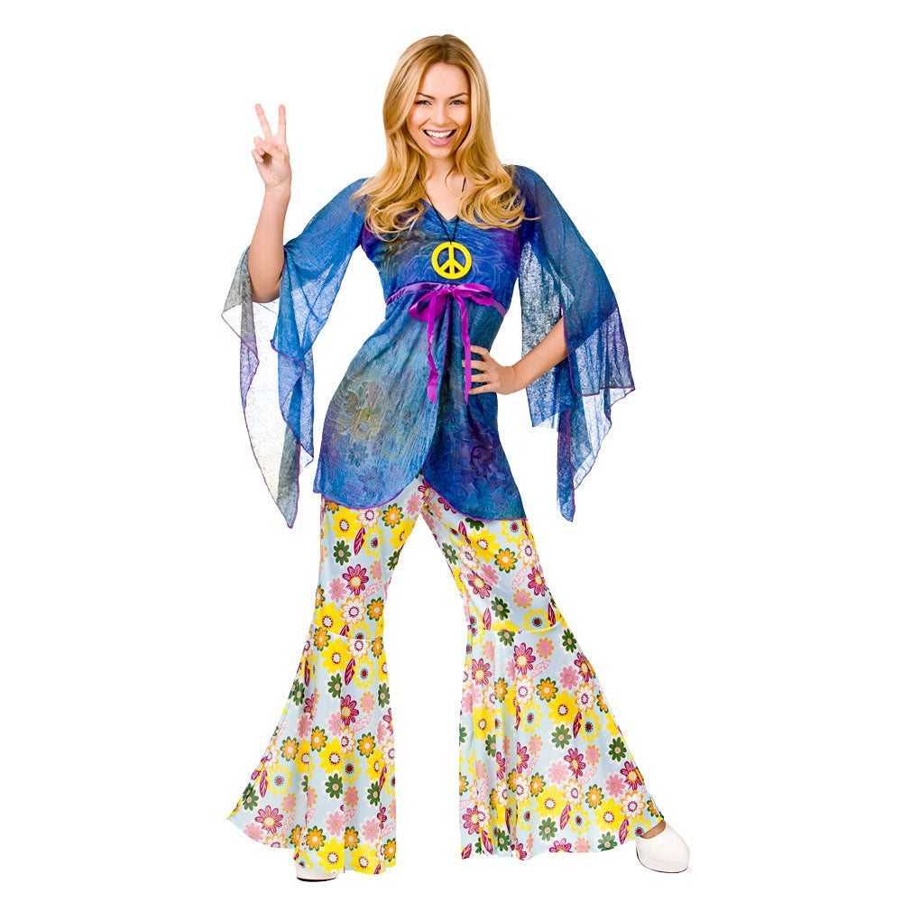 Ladies Woodstock Hippie 60s Costumes - Main Image