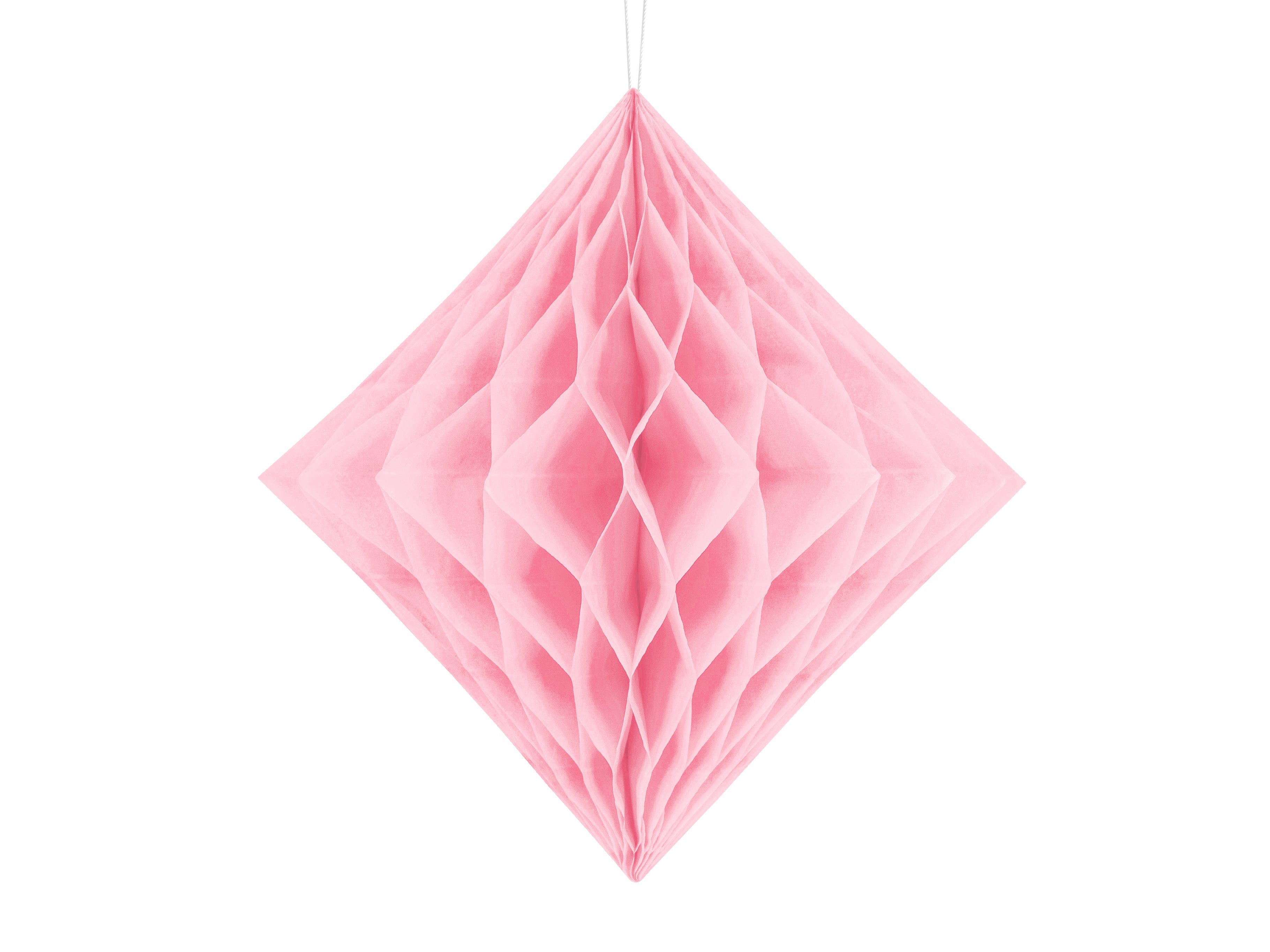 Light Pink Honeycomb Diamond Decoration 30cm