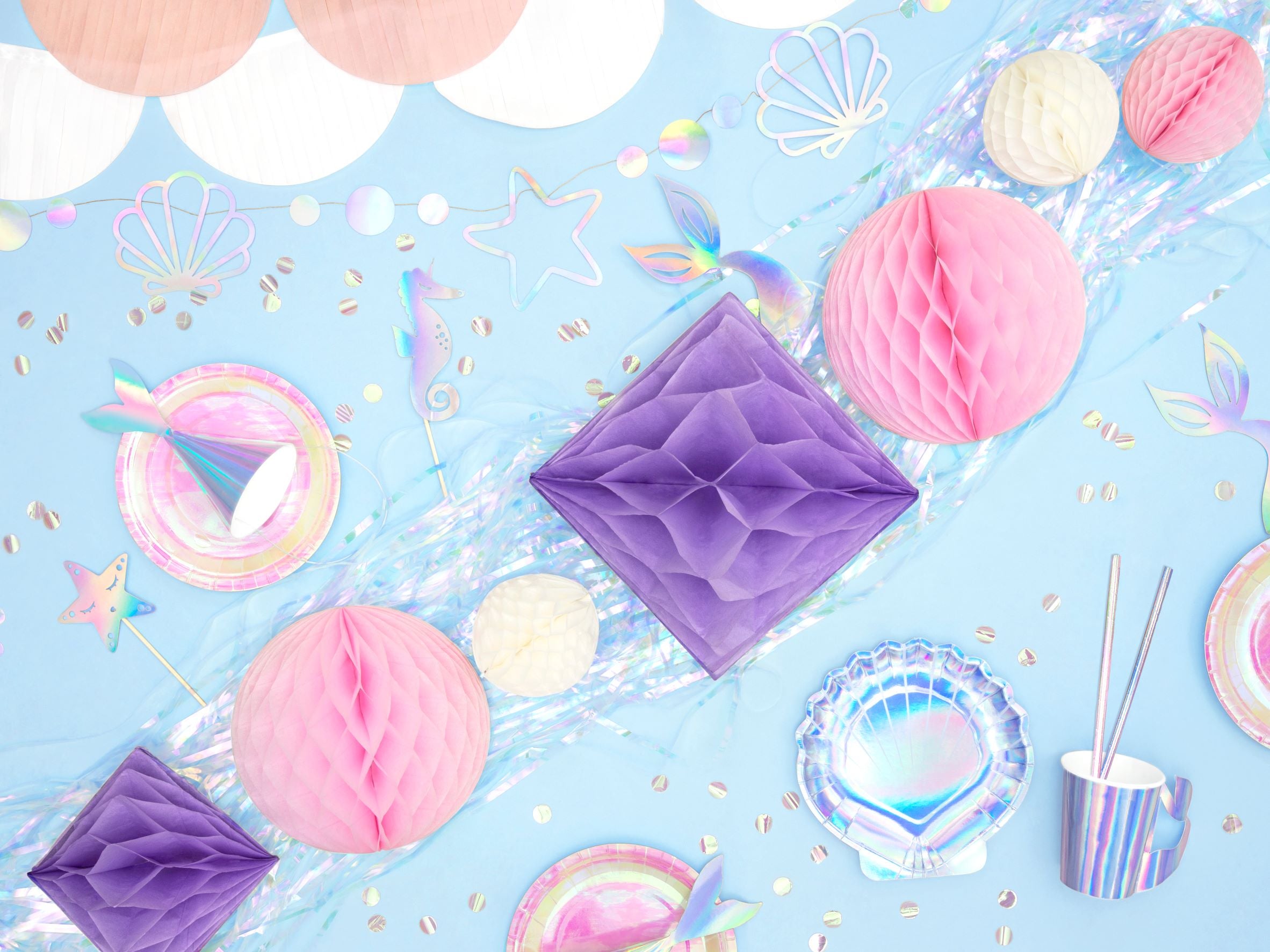 Lilac Honeycomb Diamond Decoration