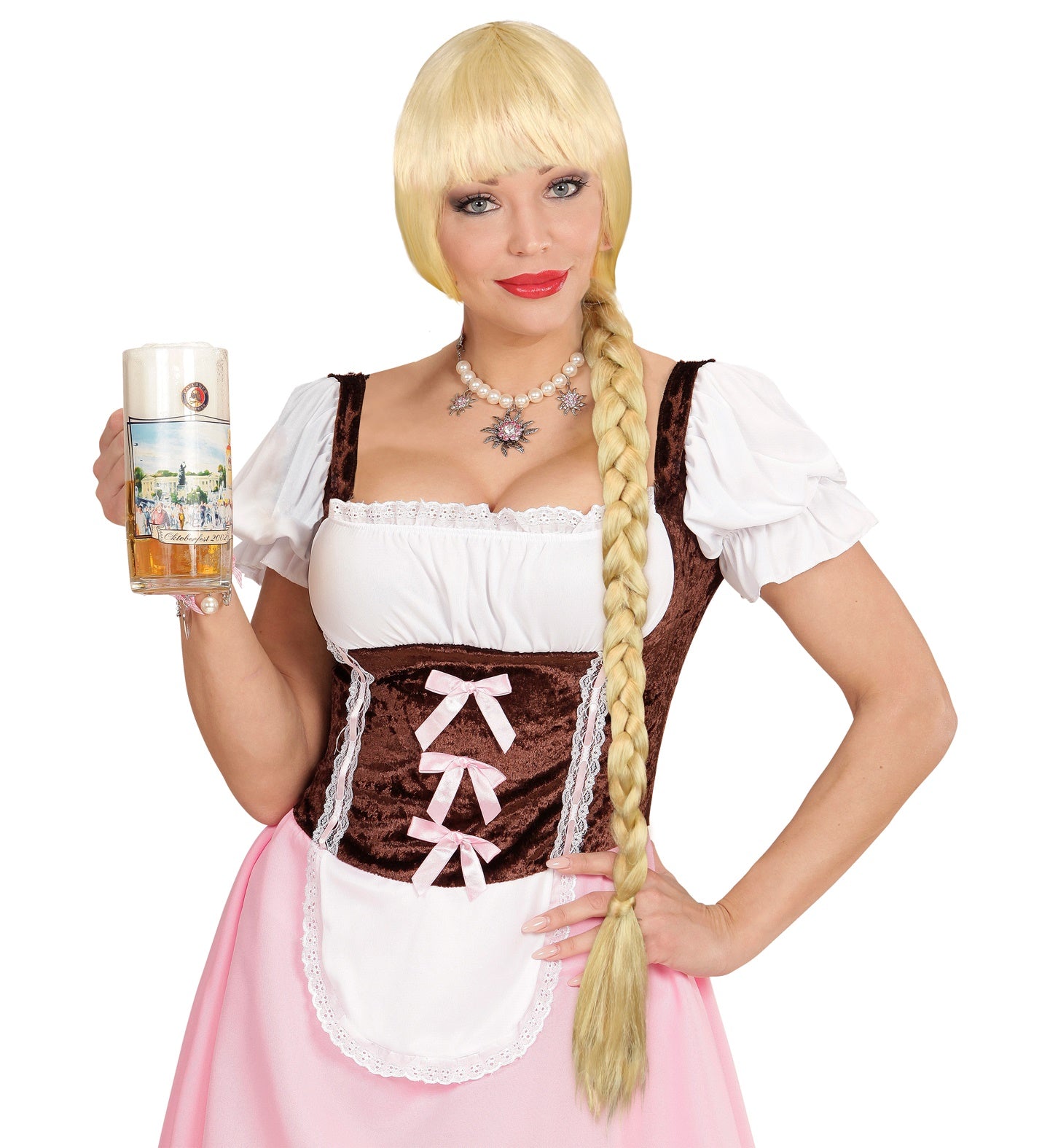 Long Plaited Helga Wig
