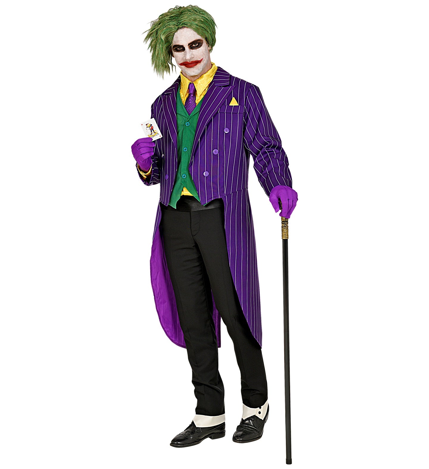 Mad Joker Arkham Tailcoat Costume Men's