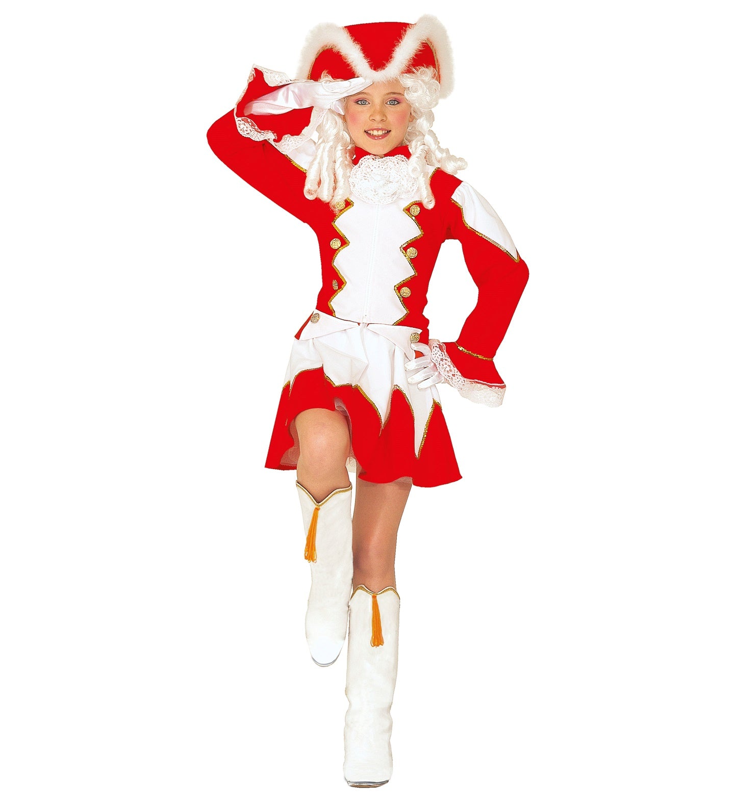 Majorette Costume Red Children's