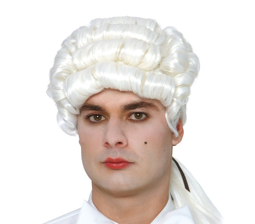 Marquis White Wig Men's Period