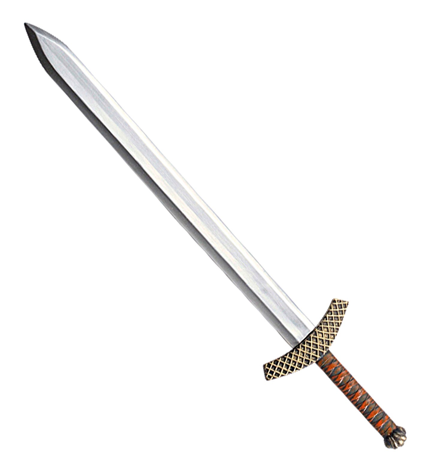 Metallic Medieval Crusader Sword