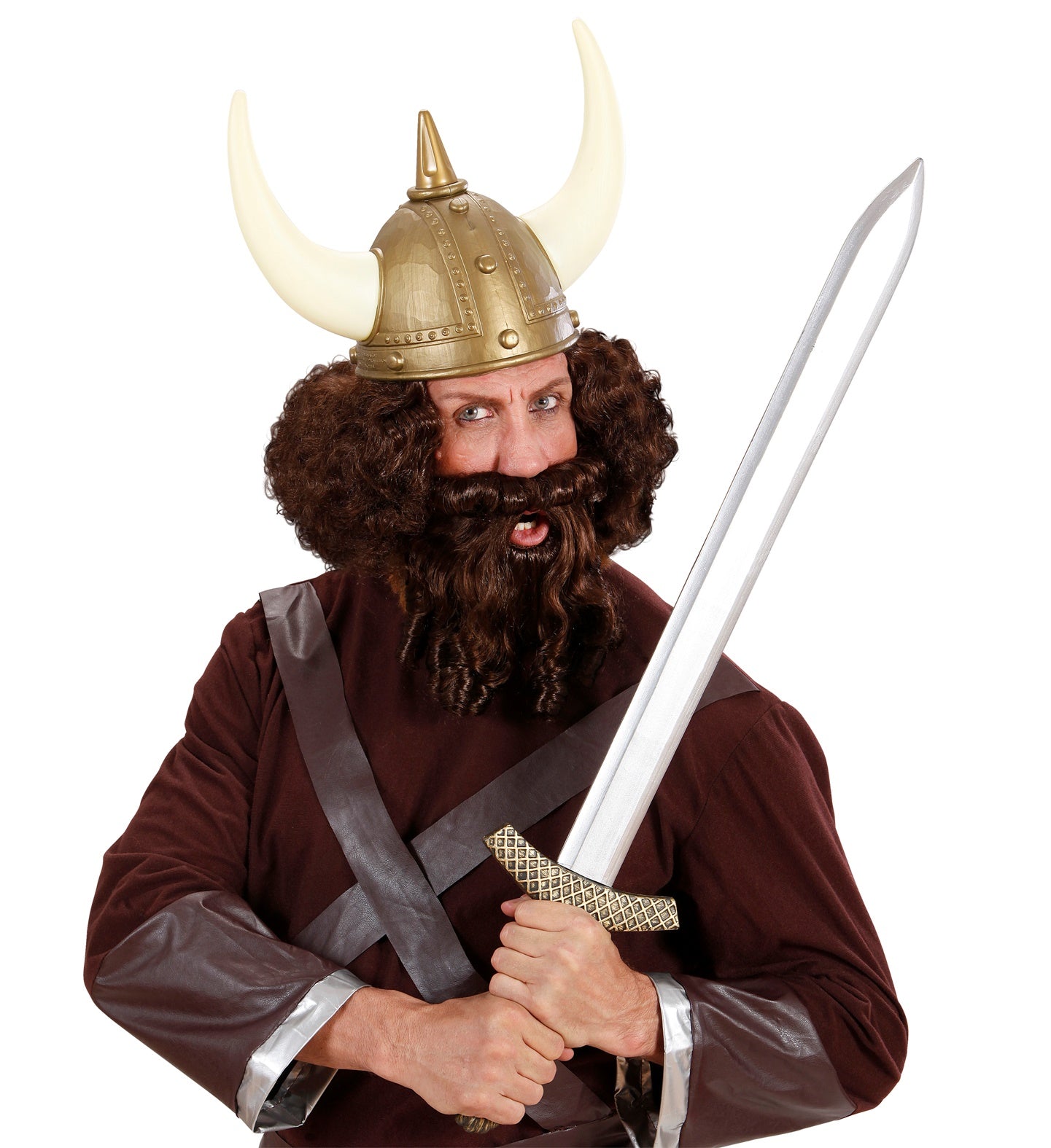 Medieval Crusader Sword Metallic costume accessory