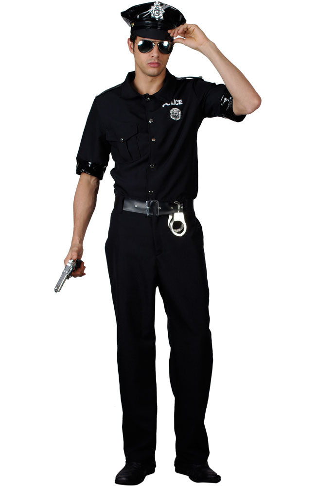 Men's New York Cop Fancy Dress Costume