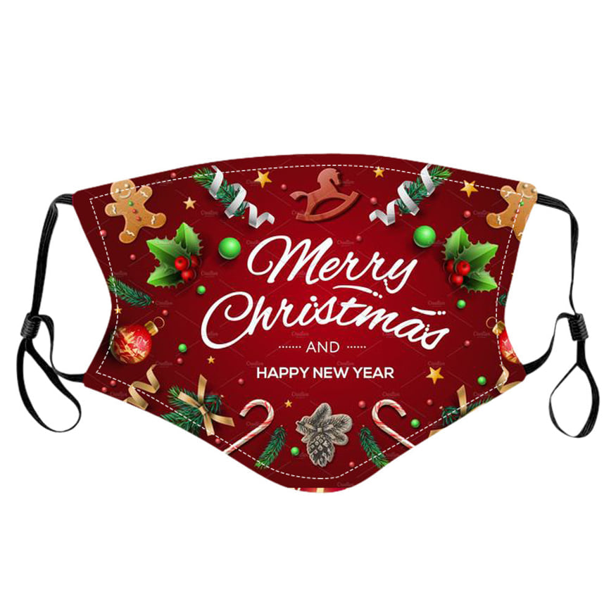 Merry Christmas Fashion Face Mask