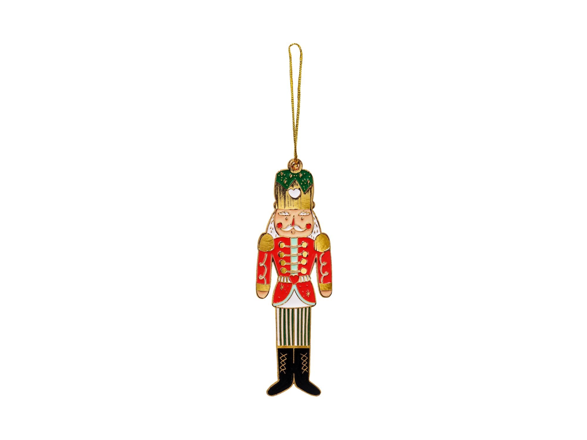 Metal Nutcracker Soldier Christmas Hanging Decoration