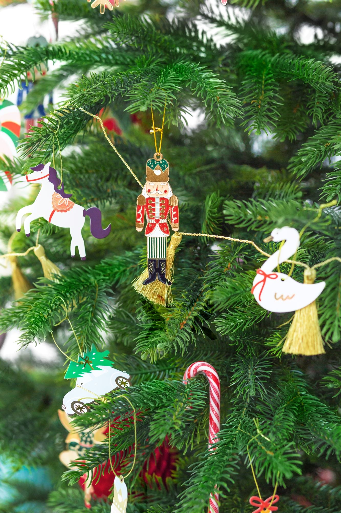 Metal Nutcracker Soldier Hanging Decoration