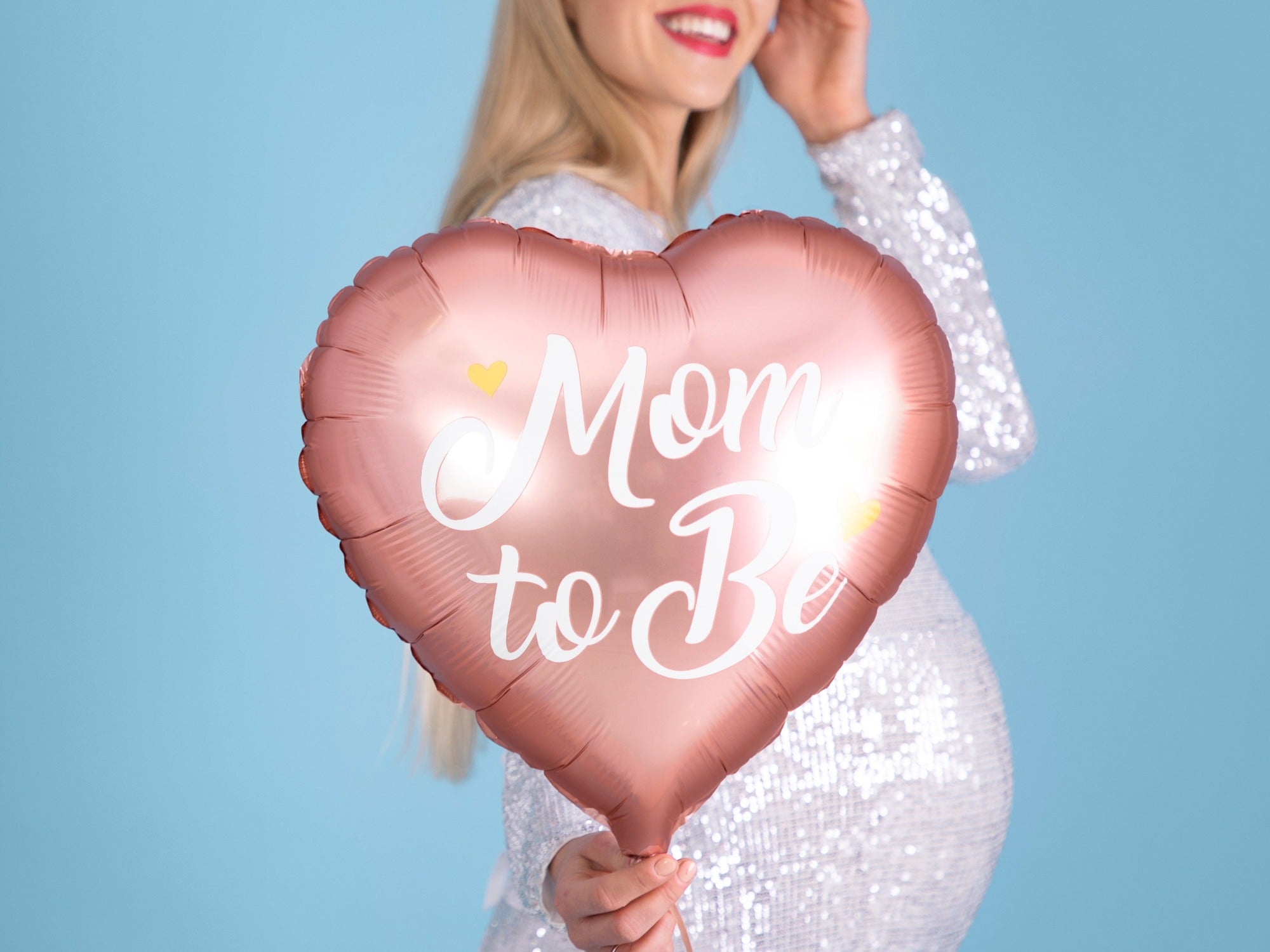 Mom to Be Foil Balloon Pink