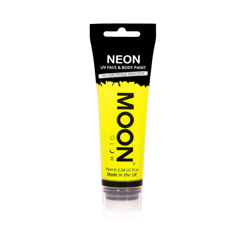 Moon Glow 75ml Neon UV Face & Body Paint Yellow