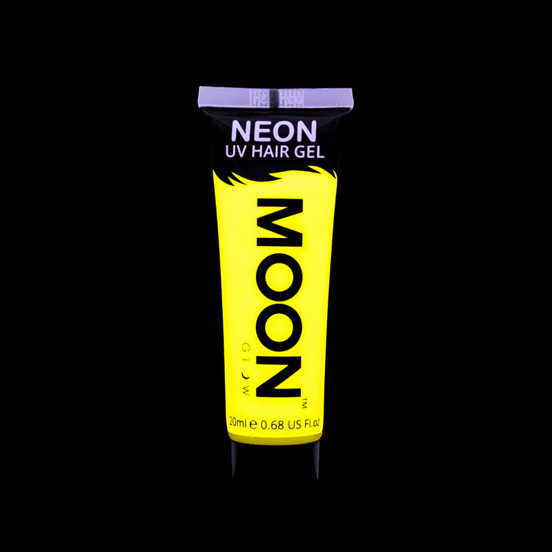 Moon Glow UV Neon Hair Gel Yellow