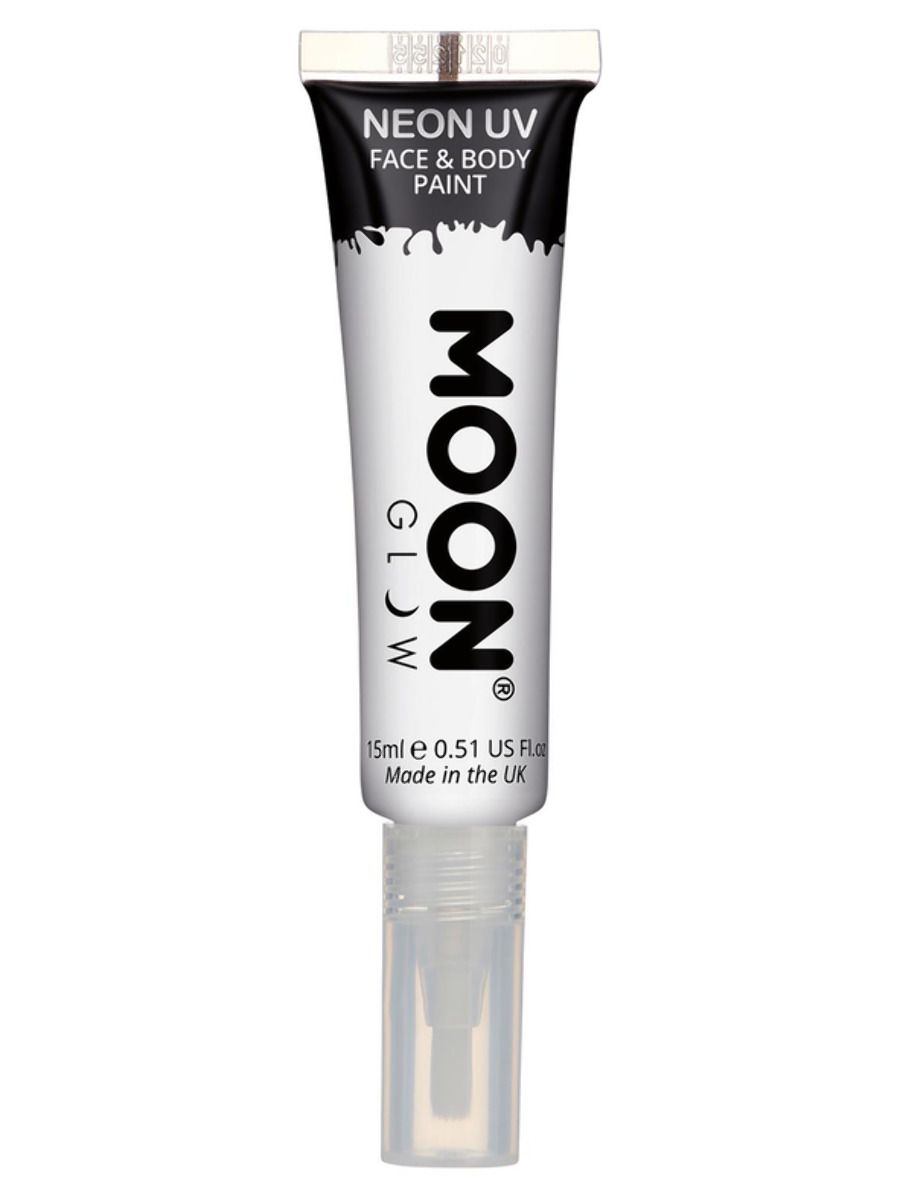 White Moon Glow Intense Neon UV Face Paint 15ml