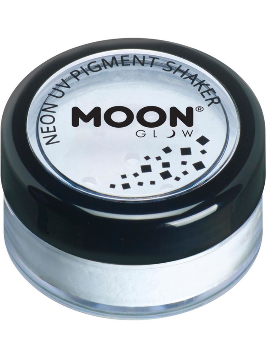 Moon Glow Neon UV Glitter Shaker White