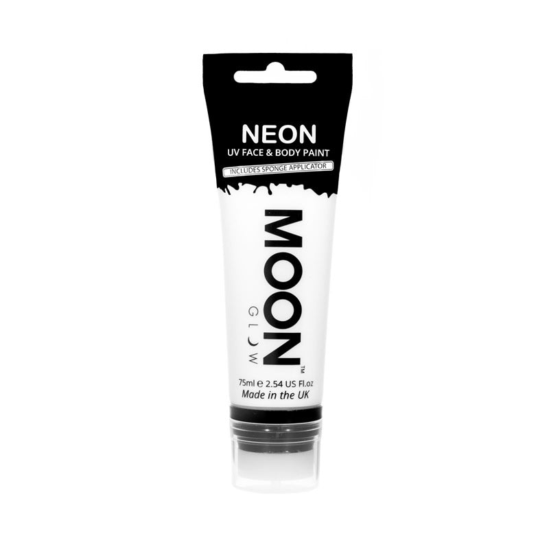 Moon Glow Large 75ml Neon UV Face & Body Paint White