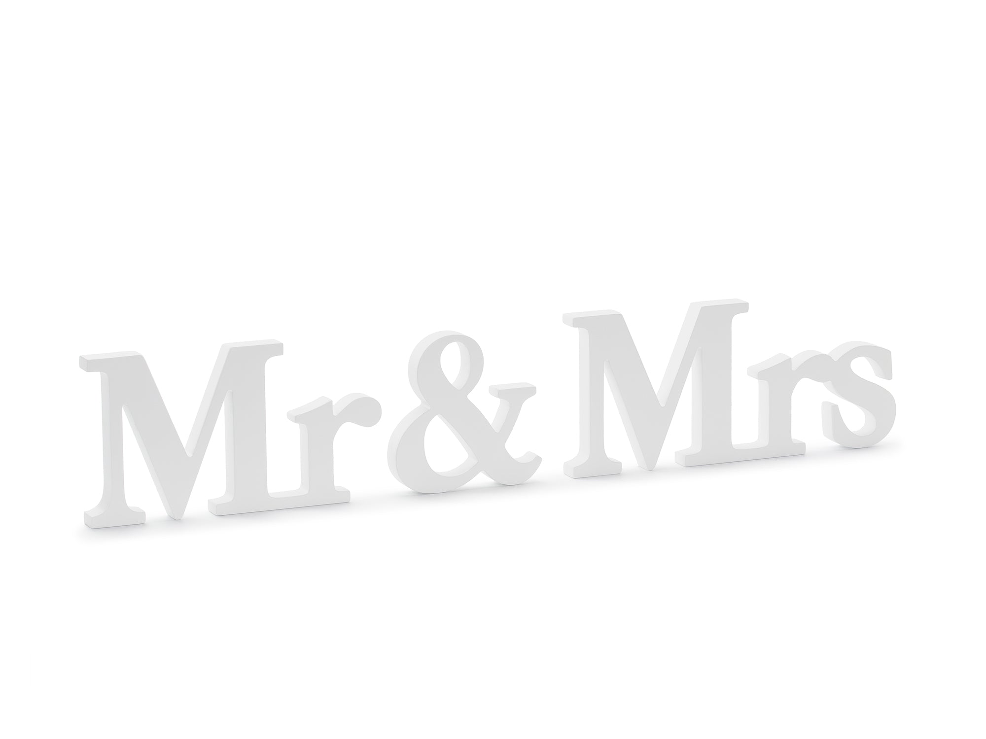 Mr & Mrs Wooden Sign