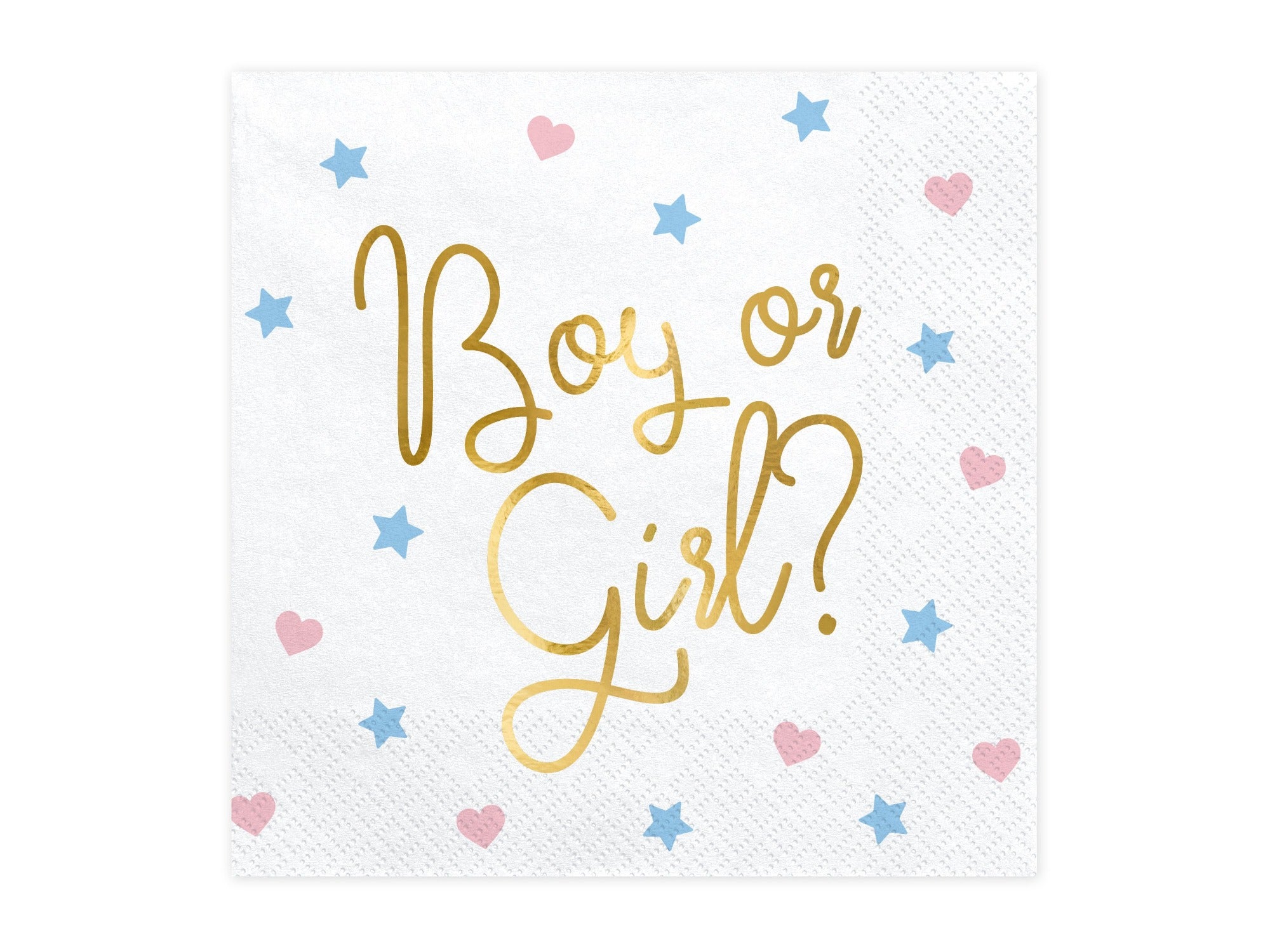 Napkins Boy or Girl Gender Reveal