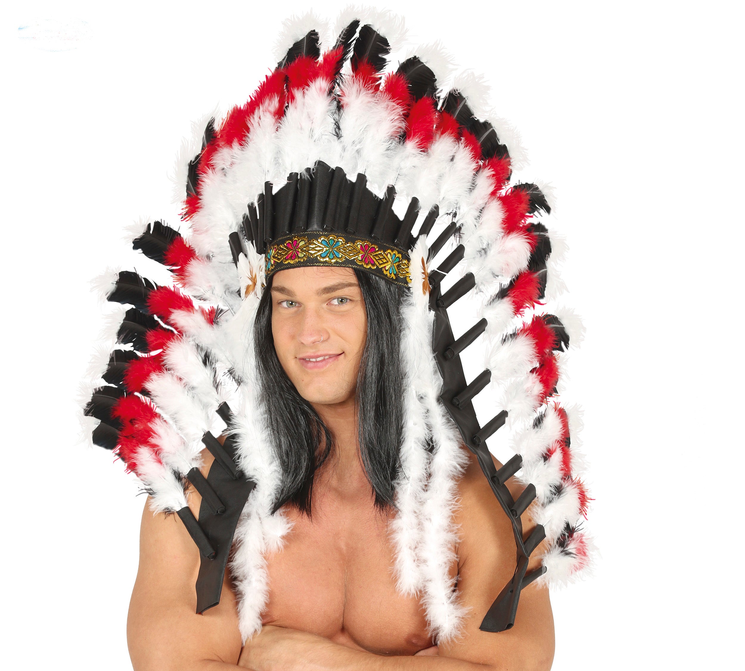 Native American Feather Headdress Deluxe