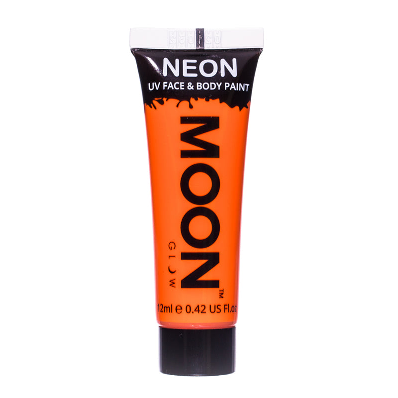 Moon Glow UV Intense Neon Face Paint Orange