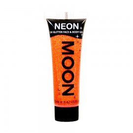 Moon Glow 12ml Glitter Gel UV Orange