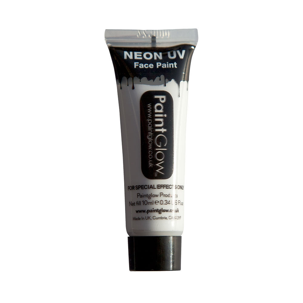 PaintGlow Neon UV Face Paint 10ml White